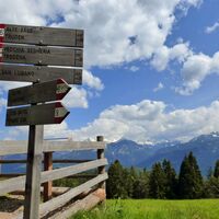 Wegweisere auf Krabesalm