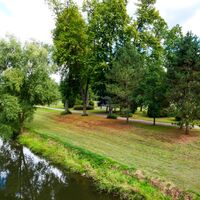 Schlosspark von der Bogenbrücke - Meiningen