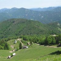 Blick zur Gschwendthütte