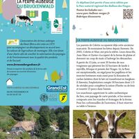 Ein Bauernhof, eine Wanderung : Ferme-Auberge du Bruckenwald