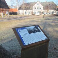 Infostele Dorfplatz Trebel