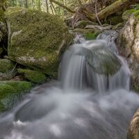 Haselbachwasserfall in Indlekofen