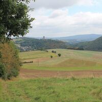 Blick auf Burg Lichtenberg und Thallichtenberg