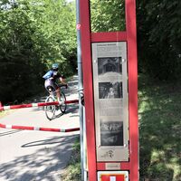 PanoramaRadweg Niederbergbahn beim Zeittunnel