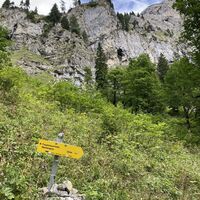 Abzweigung zur Höhle
