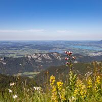 Blick auf  das Voralpenland