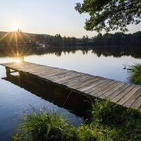 Steg am Noswendeler See
