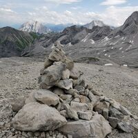 Abstieg in Richtung Knorrhütte