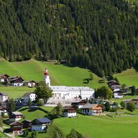 Blick auf Maria Luggau (Ausgangspunkt der Tour)