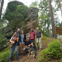 Bärentrail im Waldviertel - der neue Sidestep "Felsengarten", Gletschermühle