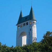 Rückblick zum Schönbergturm