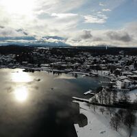 Velden im Winter