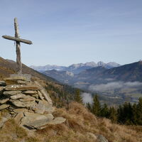am Gipfel des Eisenbeutel angekommen