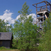 Förderturm im Untertagebau