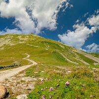 Blick zurück auf den Zirbitzkogel - Seetaler Alpen