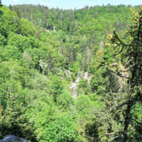 Aussicht vom Kaibenfelsen.