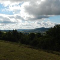 Ausblick oberhalb von Uengsterode Richtung Westen