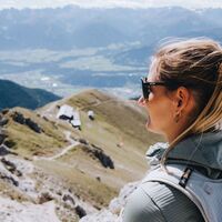 Blick auf die Nördlinger Hütte