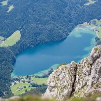 Scheffau_Scheffauer_Blick Hintersteiner See_Wilder Kaiser