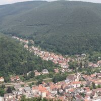 Panorama vom "Dicken Stein"