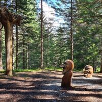 Skulpturen beim Wodebad