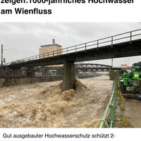 Update-Screenshot: Wienfluss-Hochwasser September 2024 (Text&Foto: Stadt Wien)