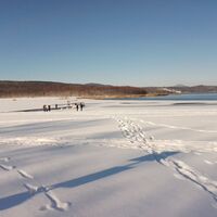 Winter am Berzdorfer See, Görlitz
