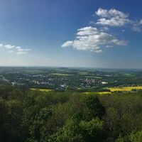 Aussicht vom König-Friedrich-August-Turm, Löbau
