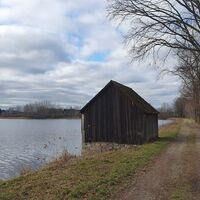 Fischerhütte am Frauenteich