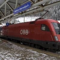 Origineller Endpunkt der Tour: Bahnhof Mallnitz