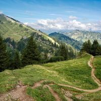 Blick zurück zum Hochgrat