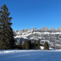 Tannenboden-Seebenalp/Chrüz Ausblick auf Churfirsten