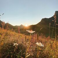 Sonnenaufgang Biberacher Hütte