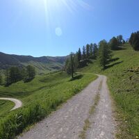 Auf dem Weg zurück nach Malbun