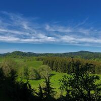Blick vom Aufstieg zum Col de Belleroche
