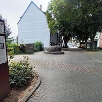 Infostele Mineralbrunnen Irenenquelle in Salzgitter-Bad