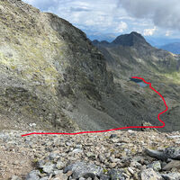 Aufstieg vom Alkuser See