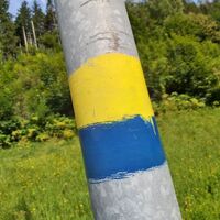 Mondweg-Markierung in Ratten, Joglland-Waldheimat in der Oststeiermark