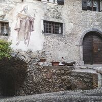 Das mittelalterliche Dorf Canale di Tenno