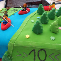 Torte zum 10jährigen Freizeitcamp Berka/Werra