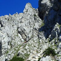 Aufstieg am Naturfreundesteig