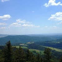 Ausblick auf der Aussichtswarte