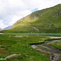 Der dritte märchenhaft wirkende Bergsee. Der „Vordere Langtalsee“ (2320 hm).