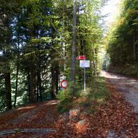 Weg nach Riagelplatz - Gibelegg Rundtour