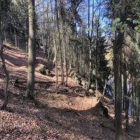 Raubrittersteig, rechts unten, Zwickauer Mulde