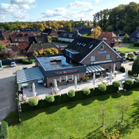Luftbild vom Restaurant und Hotel Europa