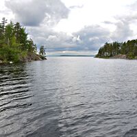 Ilkonsaari-See-Landschaft