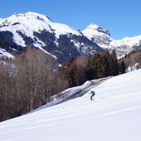 Die letzten Schwünge vor dem Tourende