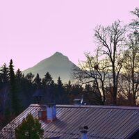 Hochstaufen kurz vorm Sonnenuntergang