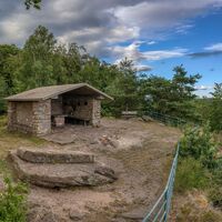 Schutzhütte auf dem Rotenstein